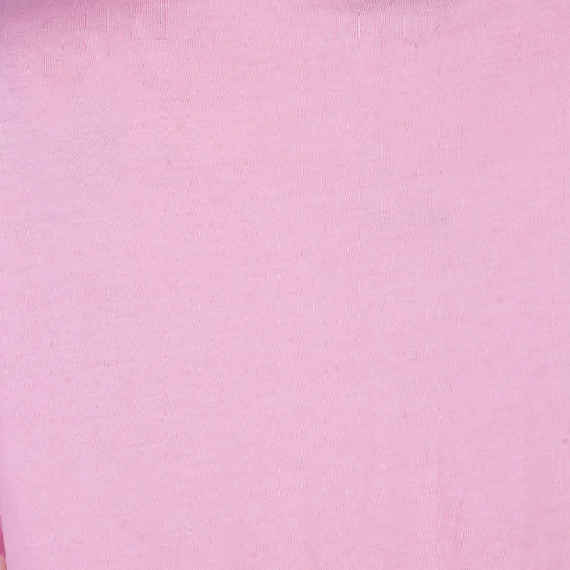 REDTAG Pale Pink Casual T-Shirt