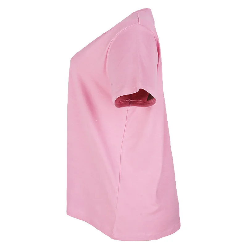 REDTAG Pale Pink Casual T-Shirt