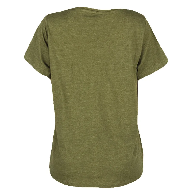 REDTAG Women's Pale Green Casual T-Shirts