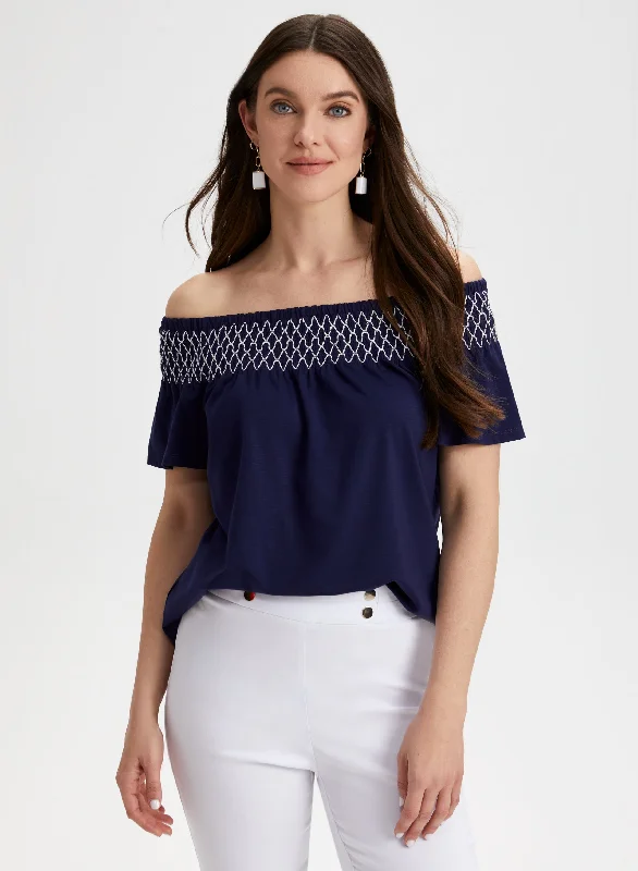 Laura / Navy Peony / L