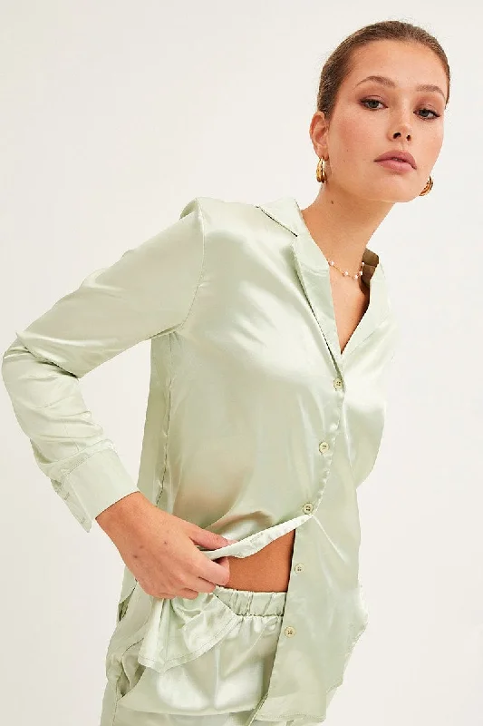 Green Long Sleeve Shirt