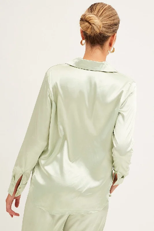 Green Long Sleeve Shirt