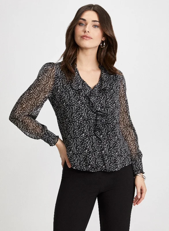 Petites / Black Pattern / L