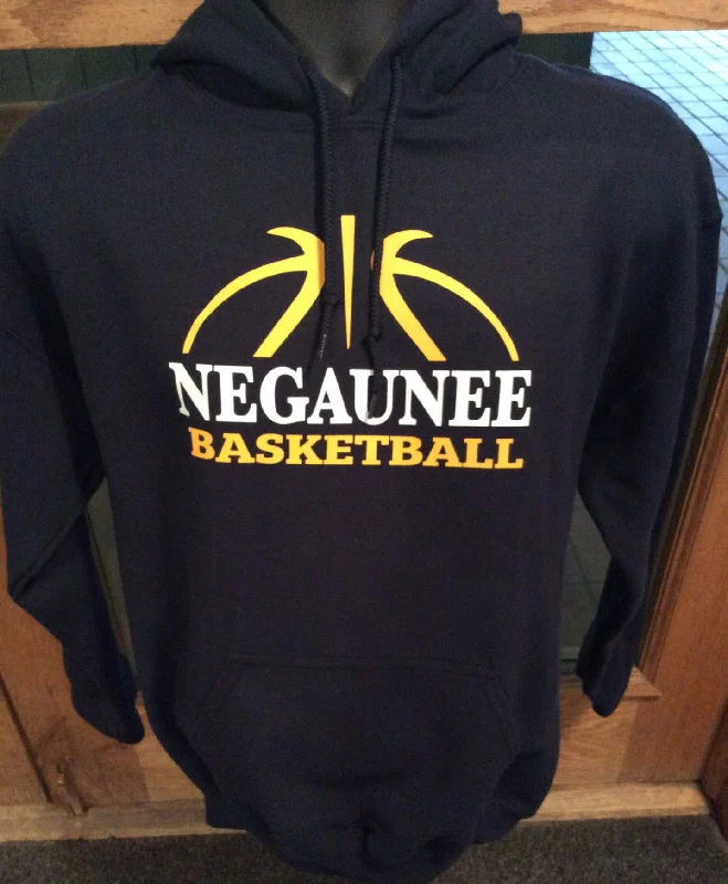 Negaunee Basketball Navy Hoodie