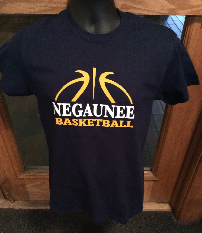 Negaunee Basketball Navy T-Shirt