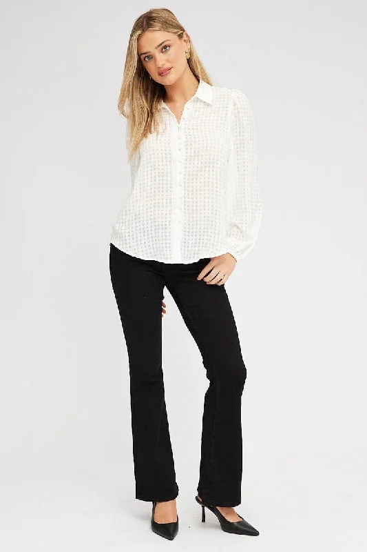 White Shirt Long Sleeve Texture