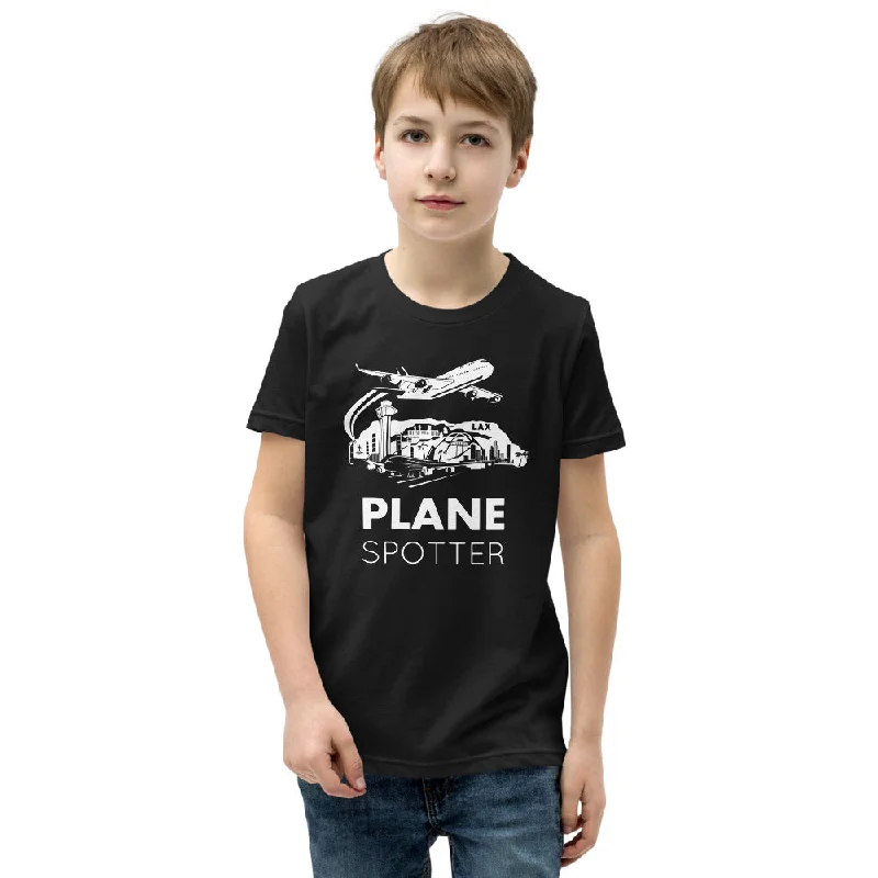 Youth Airline Videos PLANE SPOTTER t-shirt