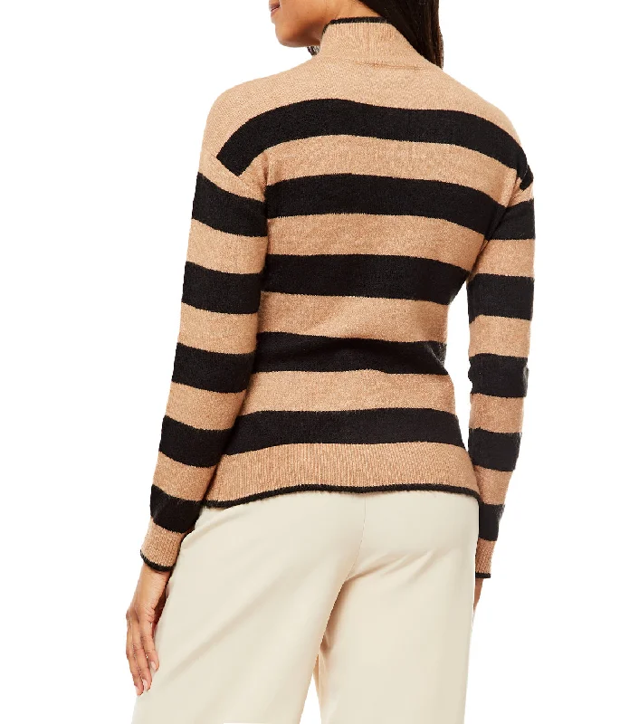 Jodie Long Sleeve Mock Neck Pull Over Sweater