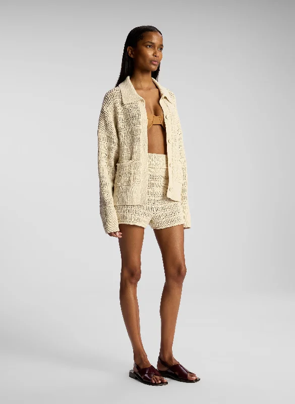 Kingsley Crochet Knit Cardigan