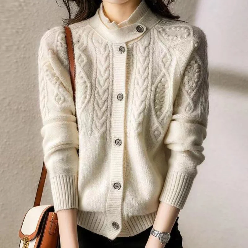 Knitted Casual Long Sleeve Sweater