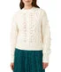 Larsa Long Sleeves Crew Neck Sweater Ivory