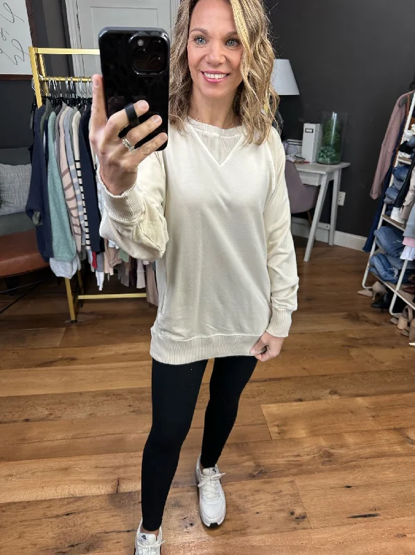 The Clara Pocket Crewneck Sweatshirt 2.0 - Multiple Options