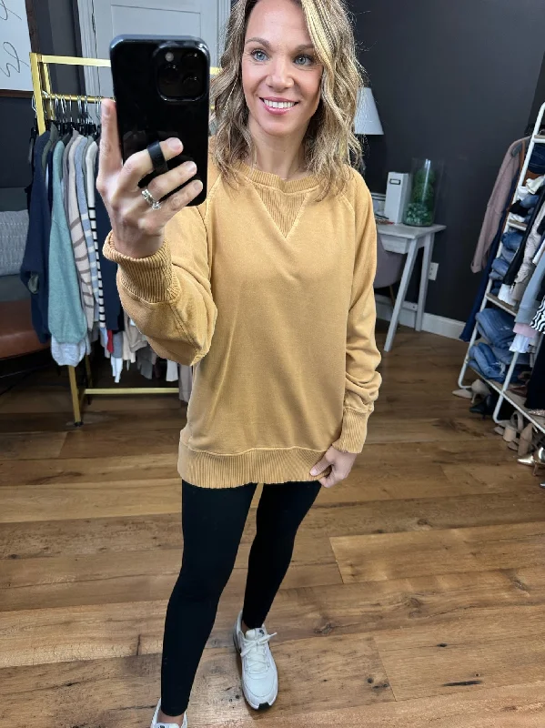 The Clara Pocket Crewneck Sweatshirt - Multiple Options