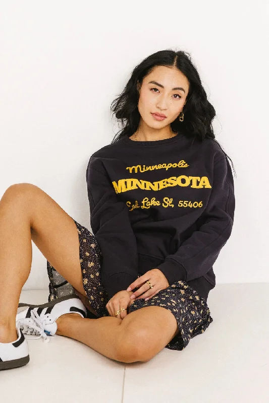 Minnesota Embroidered Sweatshirt