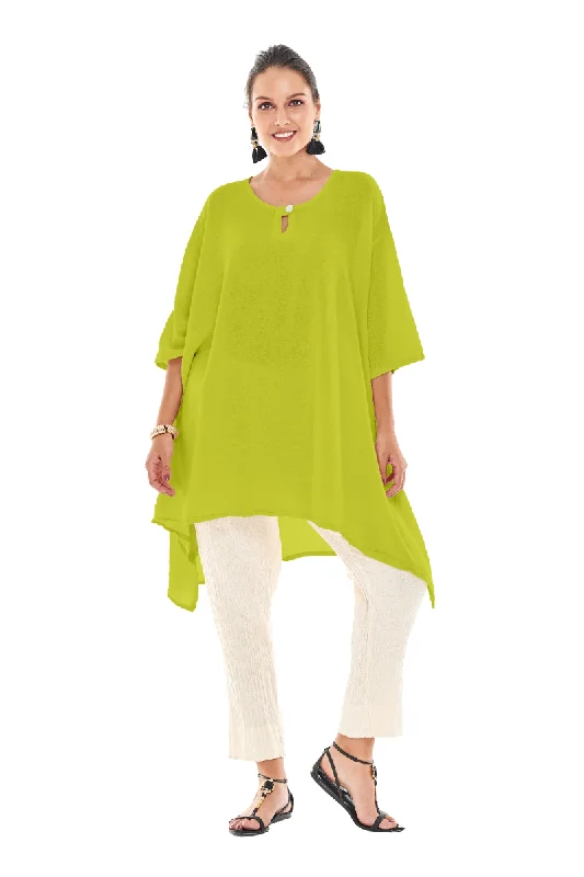 Oh My Gauze The BUNNY Top-Lime