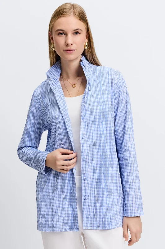 Blue/White Gingham / XS