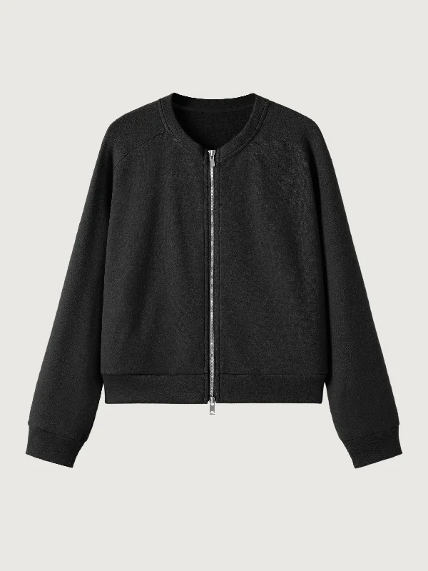 CashSoft Two-Way Zip Jacket