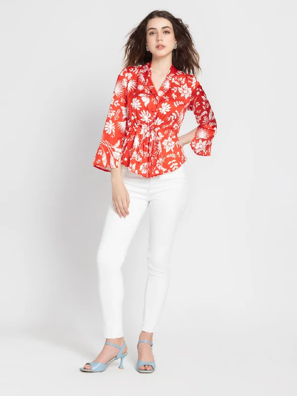 Noreen Cinched Shirt Jacket