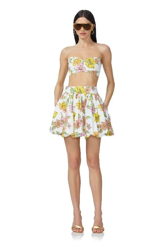 Bellamy Bandeau Top - Sunny Floral