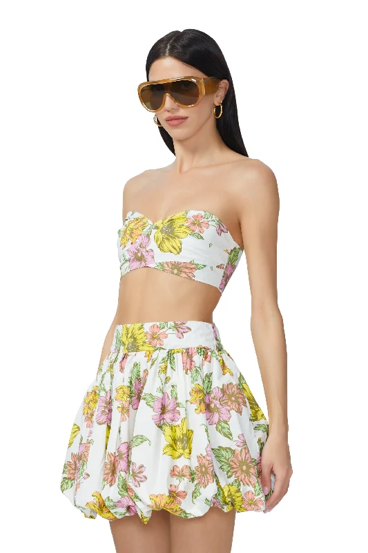 Bellamy Bandeau Top - Sunny Floral