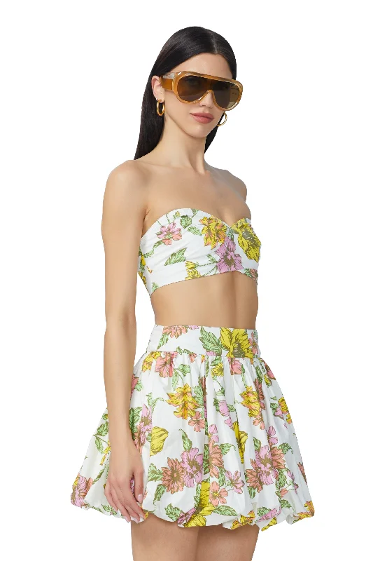 Bellamy Bandeau Top - Sunny Floral