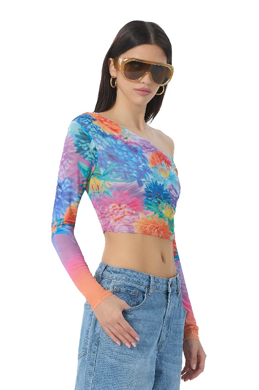 Bria Top - Neon Botanical