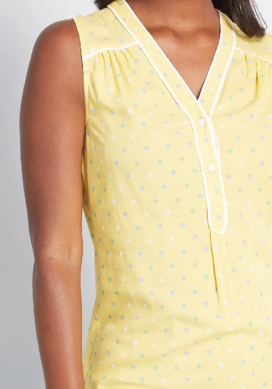 Cafe au Soleil Sleeveless Top