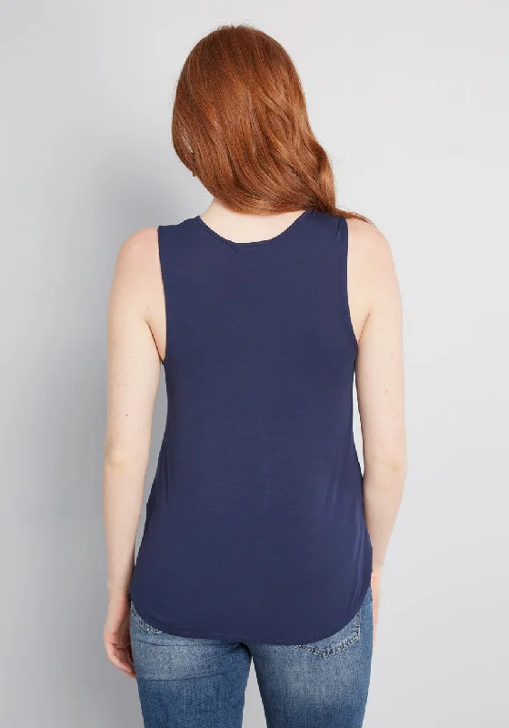 Familiar Feeling Sleeveless Top