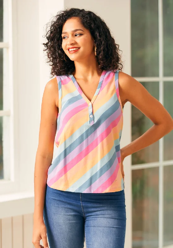 Festival Rhythm Sleeveless Top