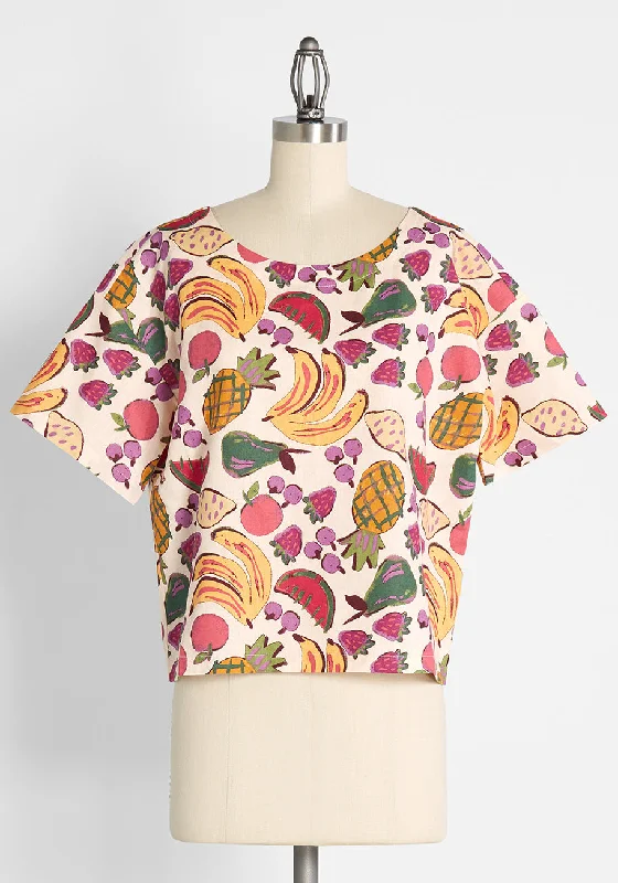 Funny And Sunny Fruit Salad Top