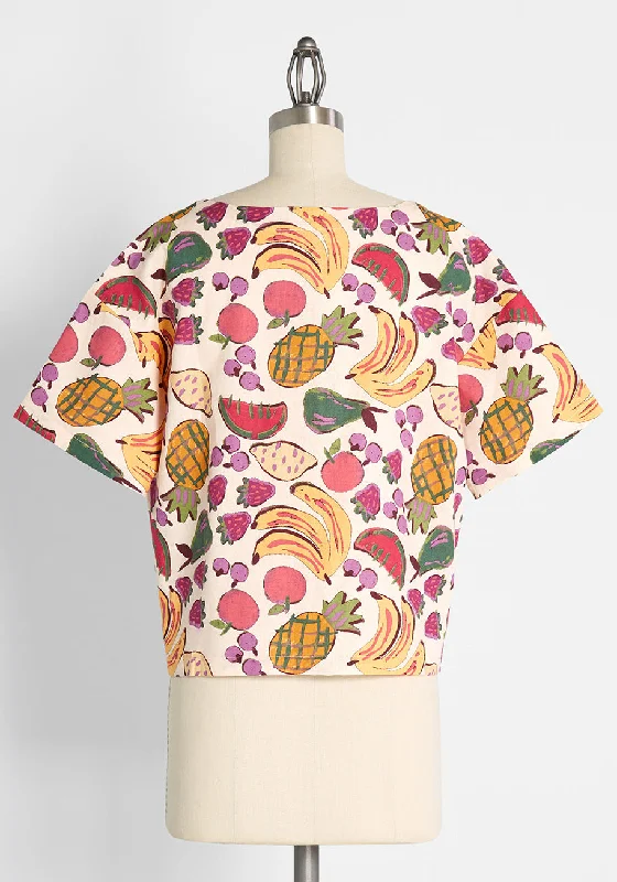 Funny And Sunny Fruit Salad Top