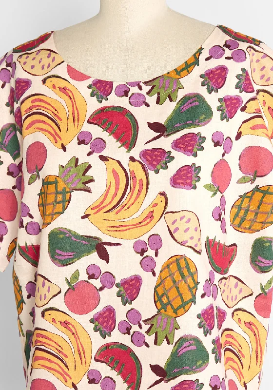 Funny And Sunny Fruit Salad Top