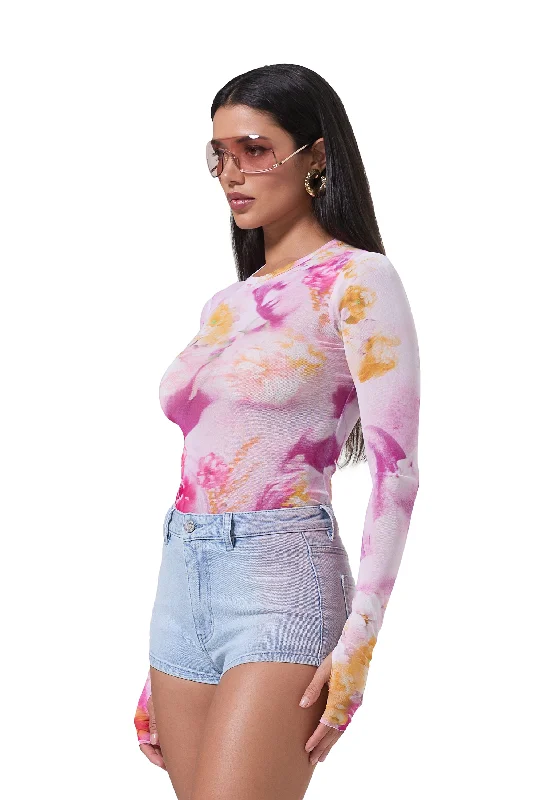 Kaylee Top - Floral Portrait