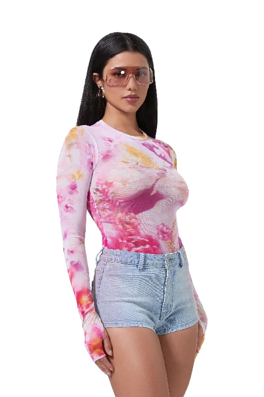 Kaylee Top - Floral Portrait