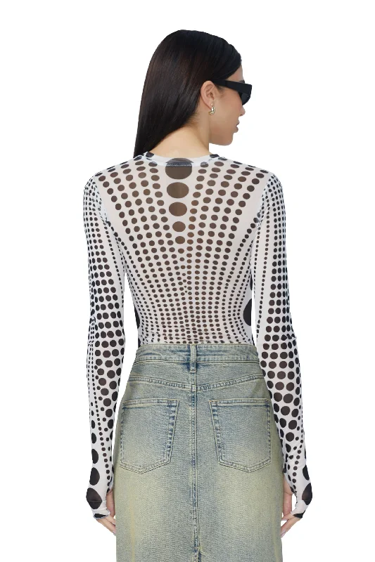 Kaylee Top - Illusion Dot