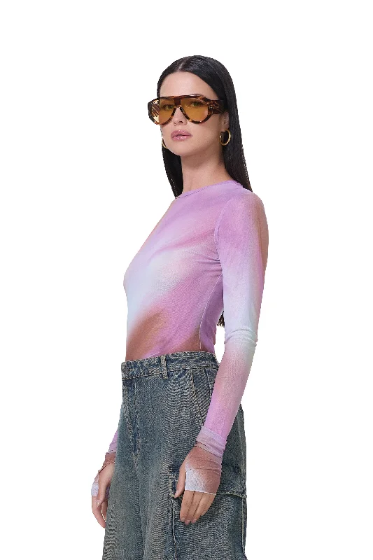 Kaylee Top - Lilac Watercolor