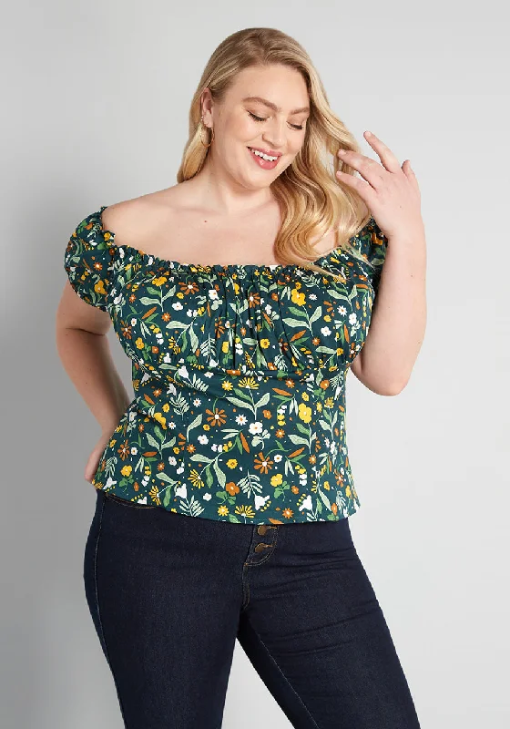 ModCloth x Collectif Only For Daisy Clover Off-Shoulder Top