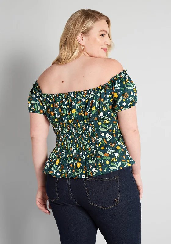 ModCloth x Collectif Only For Daisy Clover Off-Shoulder Top