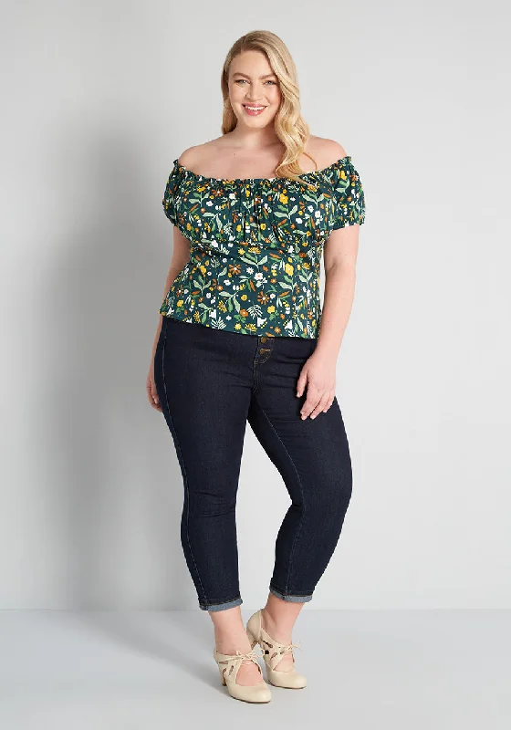 ModCloth x Collectif Only For Daisy Clover Off-Shoulder Top