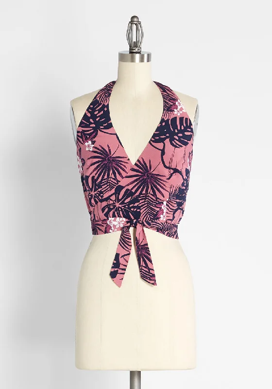 ModCloth x Collectif Tropicana Trippin' Halter Top