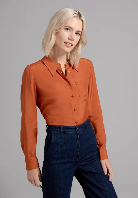 Point In Time Button-Up Top