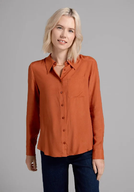 Point In Time Button-Up Top