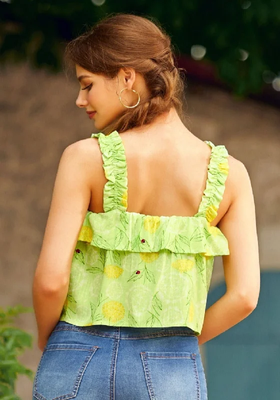 Popsicle Parade Ruffle Top