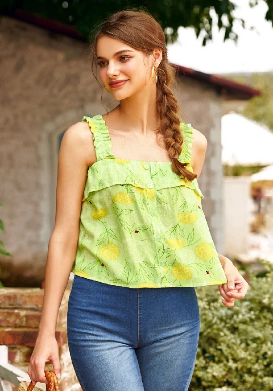 Popsicle Parade Ruffle Top