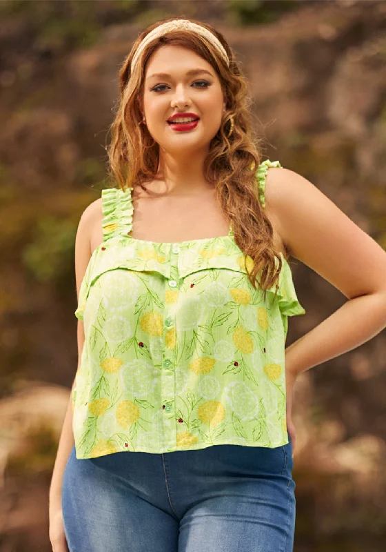 Popsicle Parade Ruffle Top