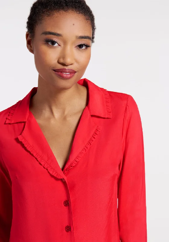 Starlet Power Button-Down Top