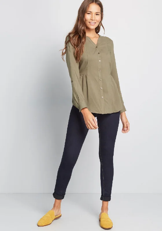 Trusty Travel Button-Up Top