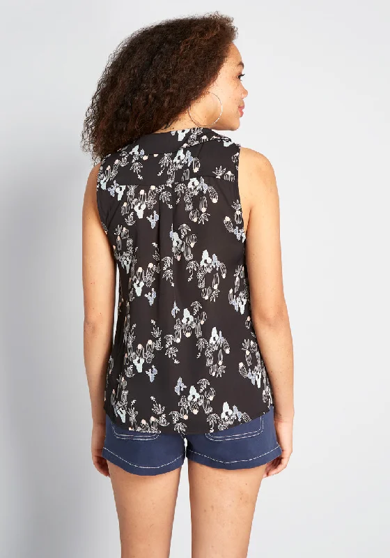 Unrivaled Enjoyment Sleeveless Top