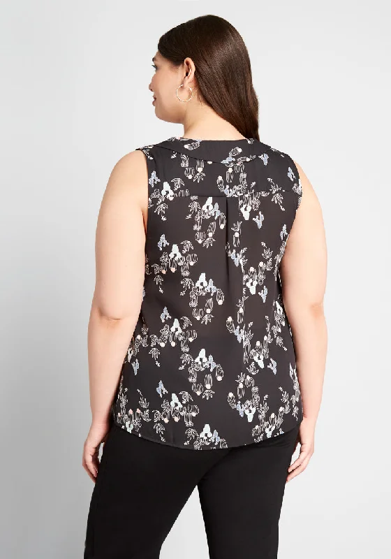 Unrivaled Enjoyment Sleeveless Top