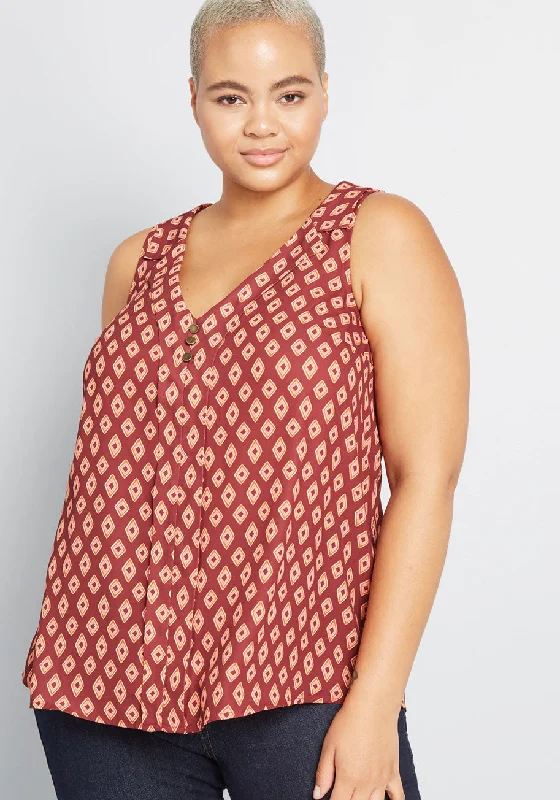 Unrivaled Enjoyment Sleeveless Top